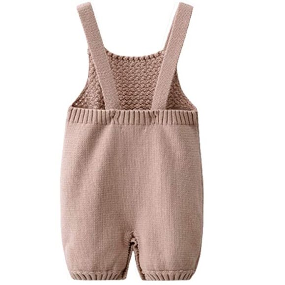 ORGANIC BABY SWEATER KNIT OVERALLS - Picture 2 of 6